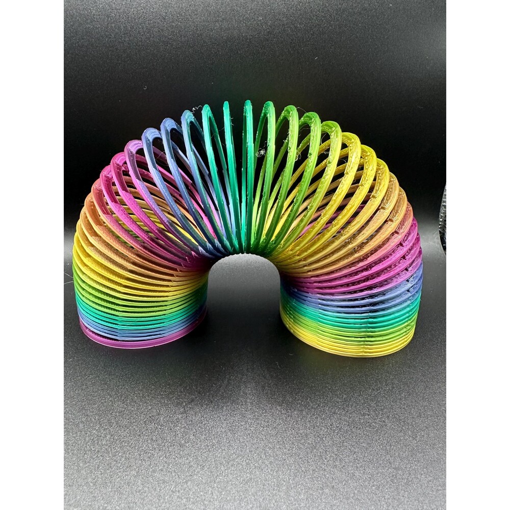 3D Printed Rainbow Coil Toy